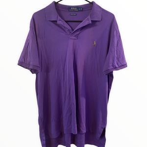 POLO Ralph Lauren Purple Pima Cotton Polo